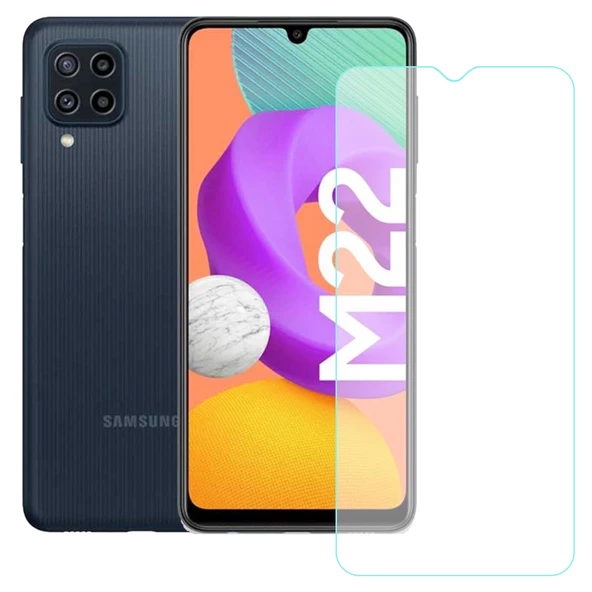 NoTech Samsung Galaxy M22 Temperli Cam Ekran Koruyucu ürün görseli 1