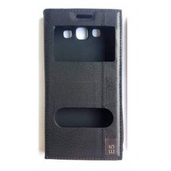 Samsung Galaxy E5 Kapaklı Gizli Mıknatıslı Magnum Kılıf ürün görseli 1