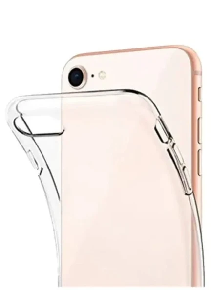iphone 7/8/Se 2020 Uyumlu Şeffaf Yumuşak Ve Esnek Slikon Kılıf ürün görseli 1
