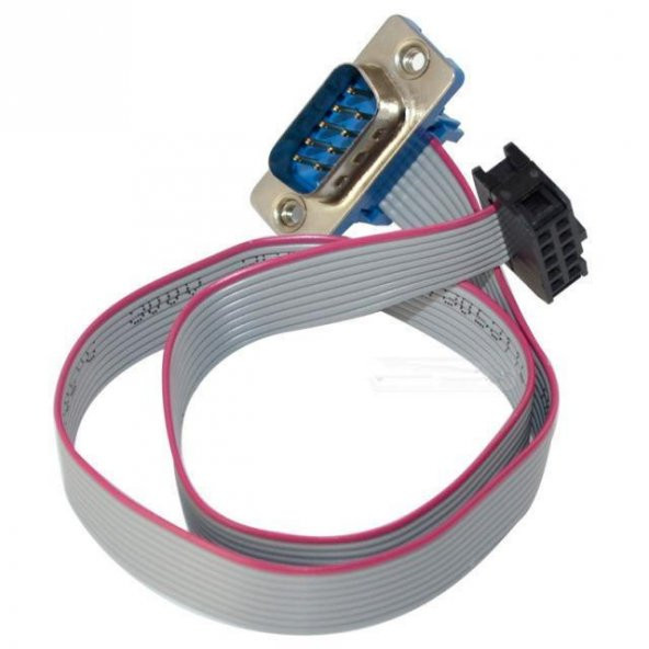 9 pin D-sub Erkek - 10 pin Idc Dişi Seri Kablo 1 metre ürün görseli 1
