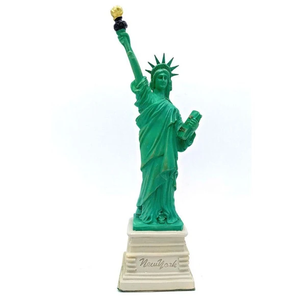 ABD New York Özgürlük Heykeli Reçine 27 cm ürün görseli 1