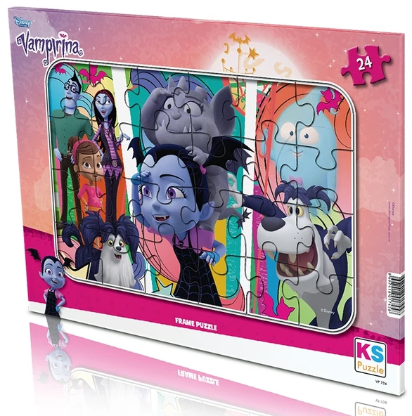 KS Puzzle 24 Parça  Vampirina Frame Puzzle ürün görseli 1