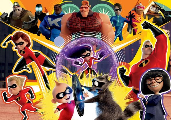 KS Puzzle 200 Parça Incredibles - Resim 2