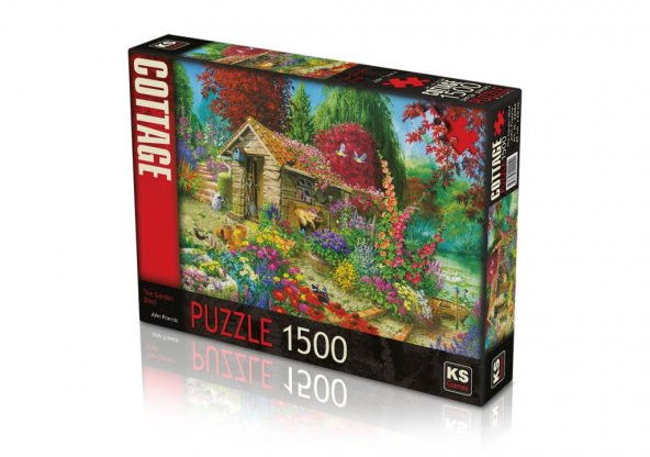 KS Puzzle 1500 Parça The Garden Shed ürün görseli 1