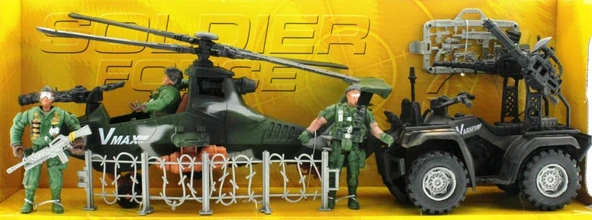 Atv ve Helikopterli Askeri Oyun Seti ürün görseli 1