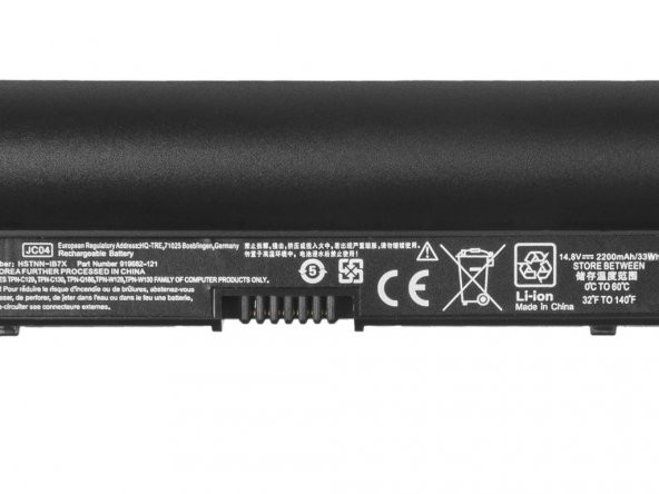 Hp 2CL43EA, 2CL44EA, 2CQ64EA, 2CT86EA Notebook Bataryası, Pili - Resim 7