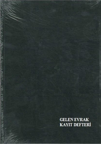 Gelen Evrak Kayıt Defteri Ciltli 144 Yp Özkan Siyah ürün görseli 1