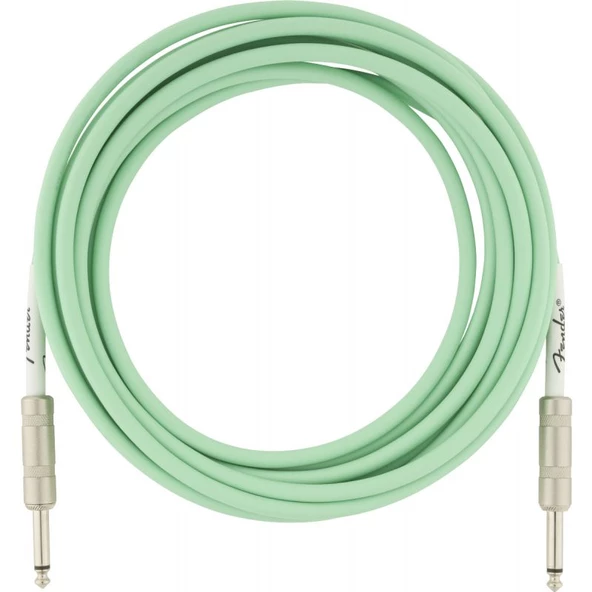Fender Original 4m Surf Yeşil Enstrüman Kablosu ürün görseli 1
