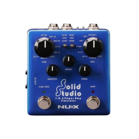 Nux Solid Studio IR ve Power Amfi Simulatorü ürün görseli 1