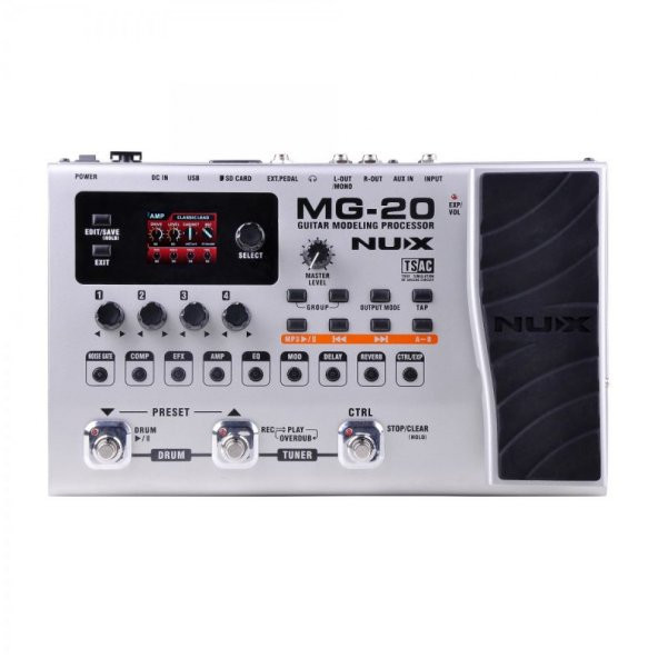 NUX MG-20 Gitar Efekt Prosesörü - Resim 2