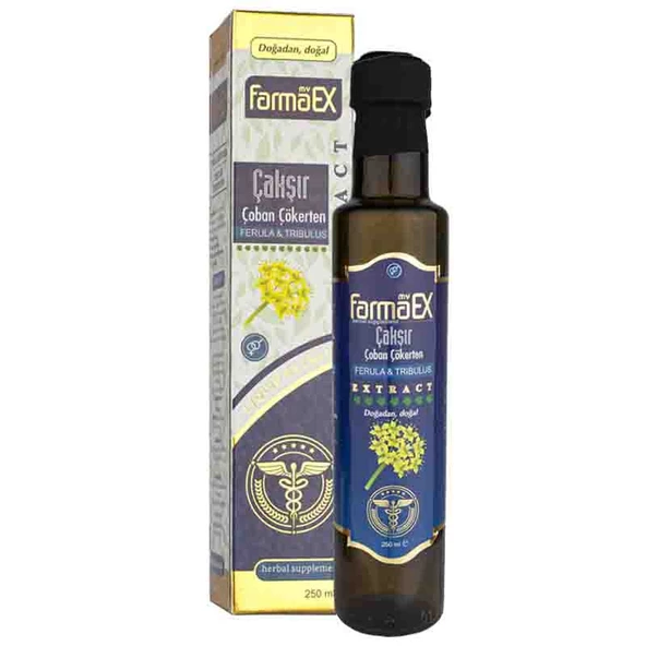 My Farmaex Çakşır(ferula) - Çoban Çökerten(trıbulus) Ekstratı 250ml Nehir... ürün görseli 1