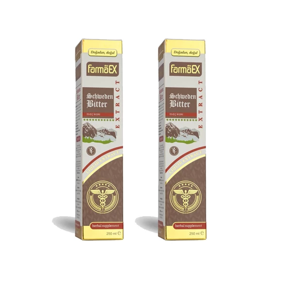 My Farmaex Isveç Iksiri Swedish Bitters 250ml X 2 Adet ürün görseli 1