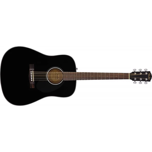 Fender CD-60S Dreadnought Black Akustik Gitar ürün görseli 1