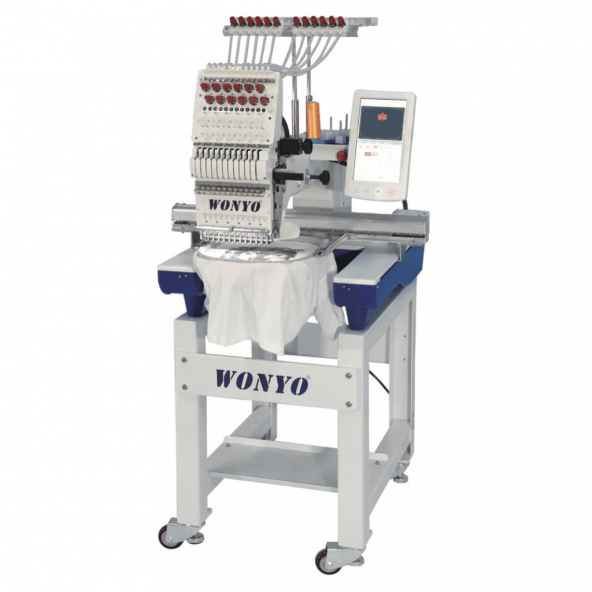 WONYO WY1201C Tek Kafa 12 İğne Nakış Makinesi (54Cm X 36Cm İşleme Alanı) ürün görseli 1