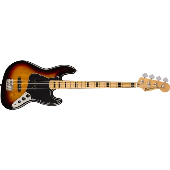 Squier Classic Vibe 70s Jazz Bass Akçaağaç Klavye 3-Color Sunburst Bas Gitar ürün görseli 1