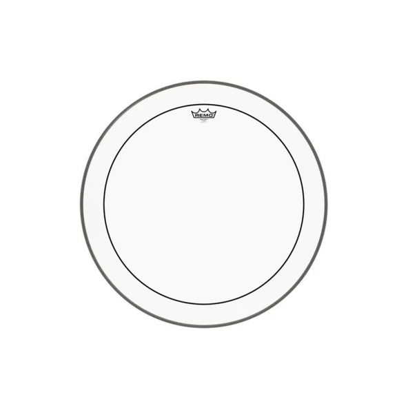 REMO PINSTRIPE® CLEAR 24 inç Kick Derisi ürün görseli 1