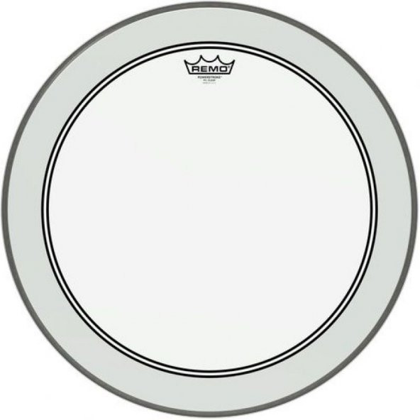 REMO POWERSTROKE® P3 CLEAR 22 inç Kick Derisi - Resim 2