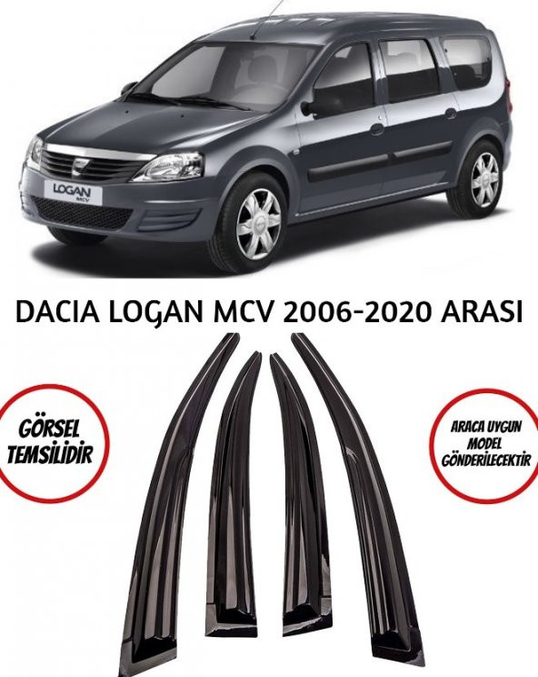 Dacia Logan MCV Cam Rüzgarlığı 4lü ürün görseli 1