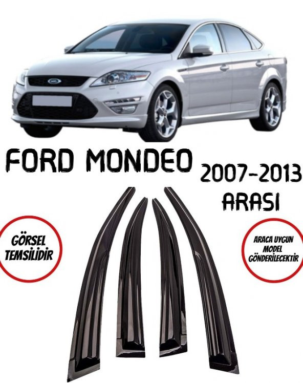 Ford Mondeo 2007-2013 Arası Cam Rüzgarlığı 4lü ürün görseli 1