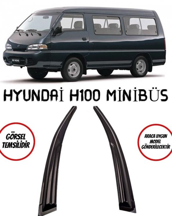 Hyundai H100 Cam Rüzgarlığı 2 li Minibüs ürün görseli 1