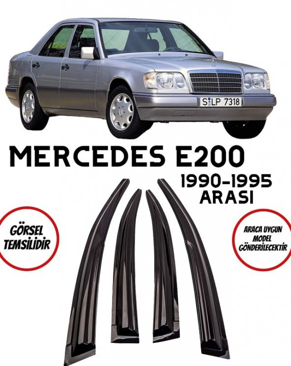Mercedes E200 Cam Rüzgarlığı 4lü 1990 ve Üzeri ürün görseli 1