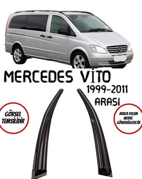 Mercedes Vito Cam Rüzgarlığı 2li 1999-2011 Arası ürün görseli 1