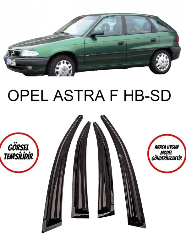 Opel Astra  F Cam Rüzgarlığı 4lü 1991-1997 Arası ürün görseli 1