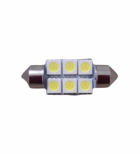2 Adet 36mm Sofit Led Aydınlatma Tavan Plaka Oto İç Aydınlatma Süper Güçlü Beyaz Işık ürün görseli 1
