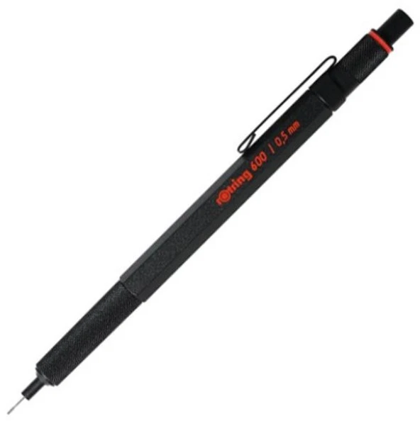 Rotring 600 Siyah Versatil Kalem 0.5 ürün görseli 1