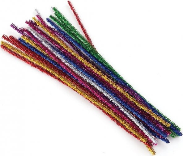 3 Paket Puti Şönil 30 Cm Metalik ürün görseli 1