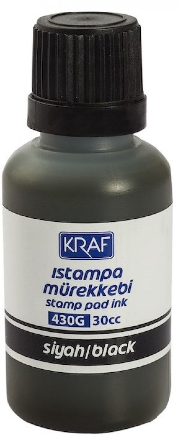 KRAF ISTAMPA MÜREKKEBİ 30CC SİYAH 430G ürün görseli 1