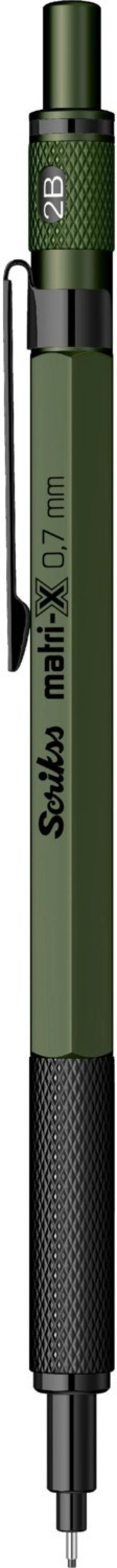 Scrikss Matri-X Versatil 0.7 mm Haki Yeşil Şeffaf Ambalaj ürün görseli 1