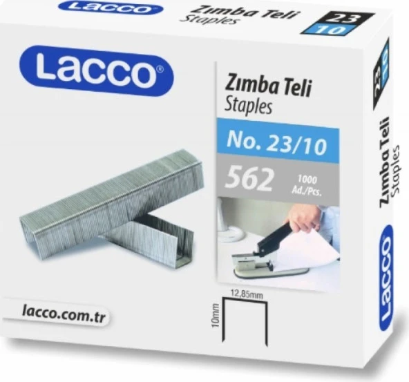 Lacco 2310 Zımba Teli 1000lik Paket 10 Kutu Ücretsiz Kargo ürün görseli 1
