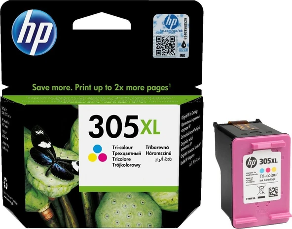 Hp 305Xl Renkli Yüksek Kapasiteli Mürekkep Kartuşu 3Ym63Ae 2710 ürün görseli 1