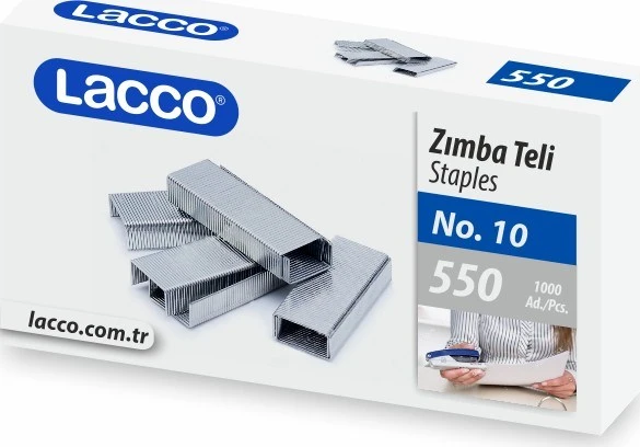 Lacco Zımba Teli No:10 Beyaz 10lu Kutu ürün görseli 1