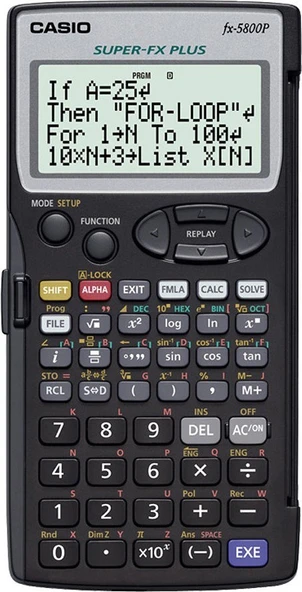 Casio FX-5800P Programlanabilir Bilimsel Fonksiyonlu Hesap Makinesi ürün görseli 1