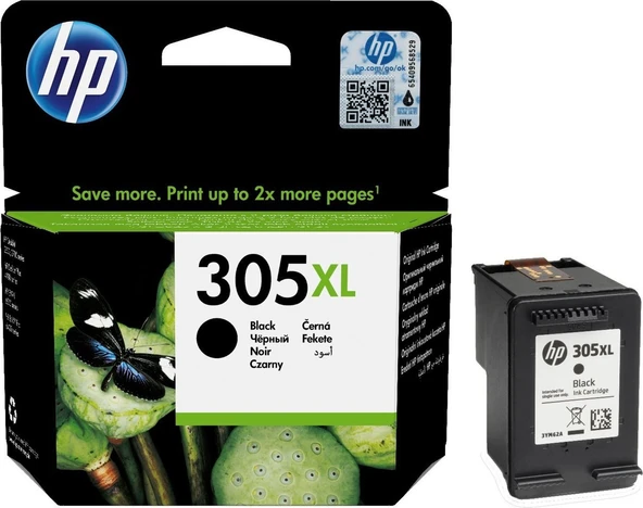 Hp 305Xl Siyah Yüksek Kapasiteli Mürekkep Kartuşu 2320 ürün görseli 1