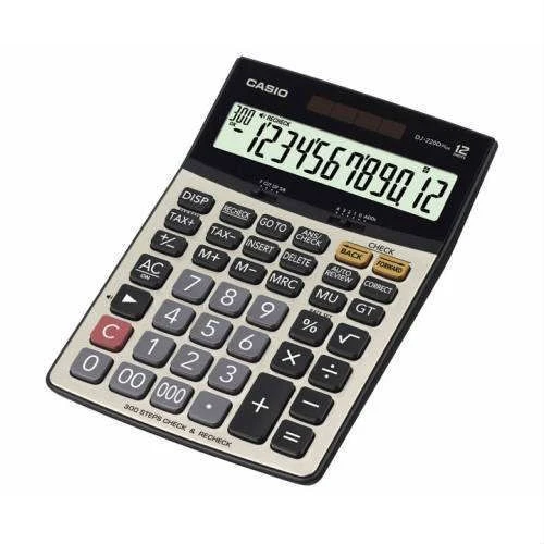 Casio Dj-220D Plus Hesap Makinesi Masaüstü 12 Hane ürün görseli 1