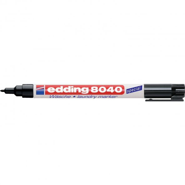Edding Çamaşır Kalemi E-8040 Siyah 10Lu Kutu Ücretsiz Kargo ürün görseli 1