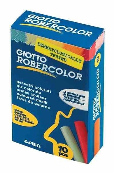 GİOTTO ROBERCOLOR TEBEŞİR 10LU PAKET RENKLİ ürün görseli 1