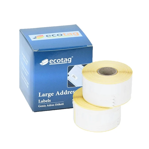Dymo Muadil 99012 Adres Etiketi Orta 520 Adet Lw-450 89 x 36 MM ürün görseli 1