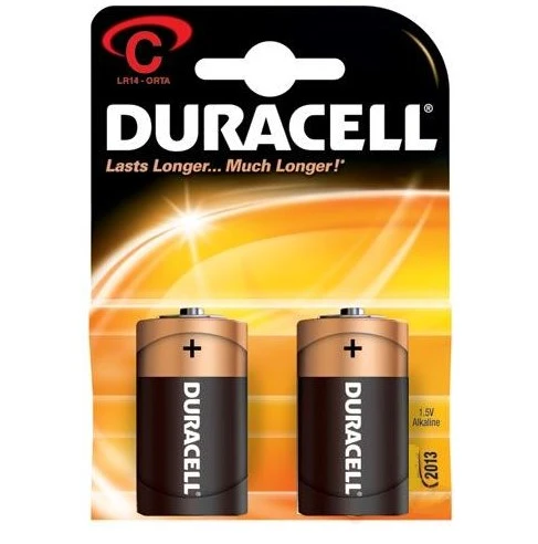 Duracell Lr14/Mn1400 Alkalin Orta Boy C Pil 2Li ürün görseli 1