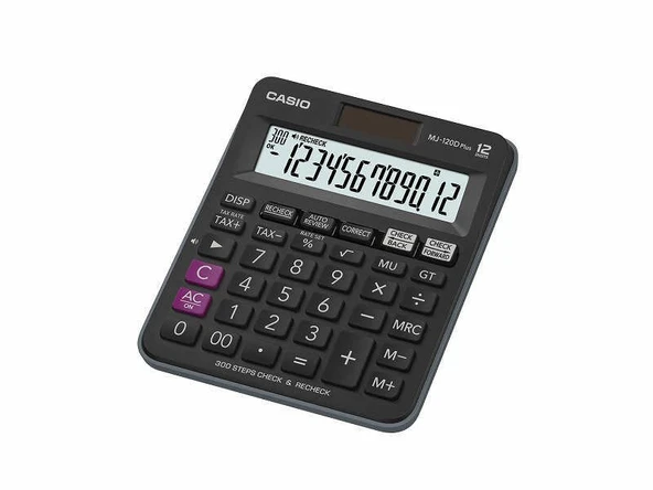 Casio Mj-120D Plus 12 Haneli Masaüstü Hesap Makinesi ürün görseli 1