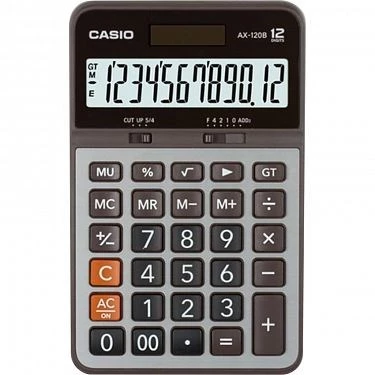 Casio Ax-120B 12 Hane Masaüstü Hesap Makinesi ürün görseli 1