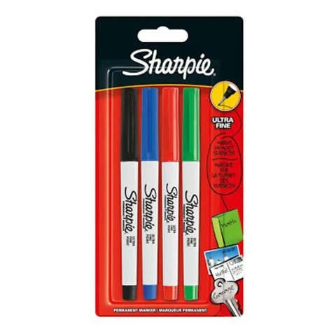 Sharpie Ultra Fine İnce Standart Renk 4lü Blister S0835360 ürün görseli 1