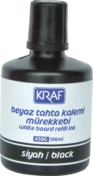 BEYAZ TAHTA KALEMİ MÜREKKEBİ SİYAH 100 ML 450G ürün görseli 1