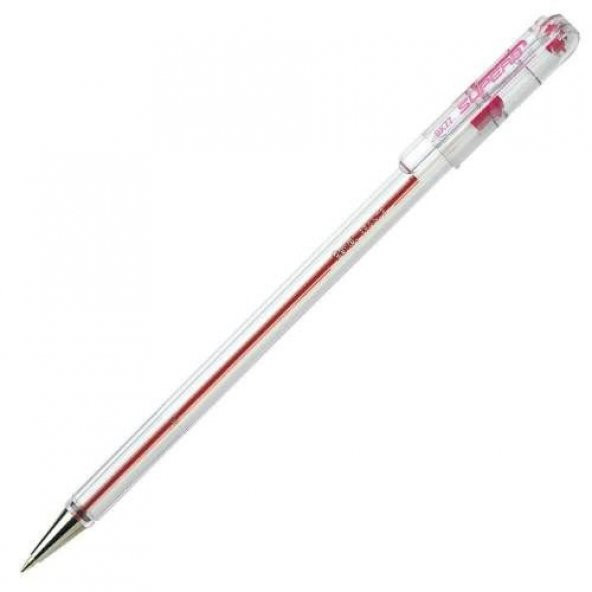 PENTEL BK-77 ÇELİK UÇLU TÜKENMEZ KALEM KIRMIZI 1 ADET ürün görseli 1