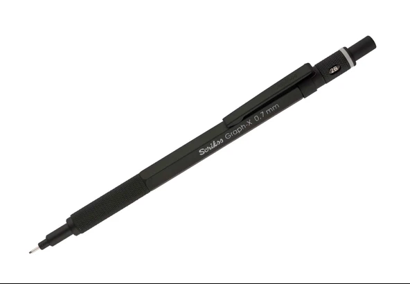 Scrikss Graph X Versatil Kalem Metal 0.7 MM Mat Siyah ürün görseli 1