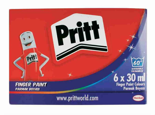 PRITT PARMAK BOYASI 6 LI PAKET 30ML ürün görseli 1