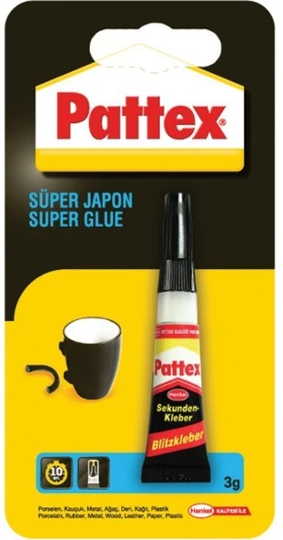 Pattex 3 Gr Kuvvetli Japon Yapıştırıcı ürün görseli 1